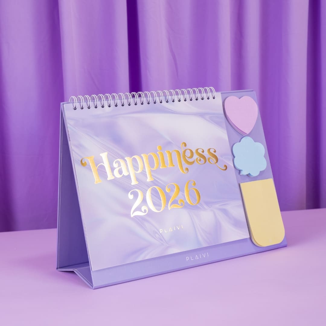 Calendario de Escritorio 2026 - Happiness