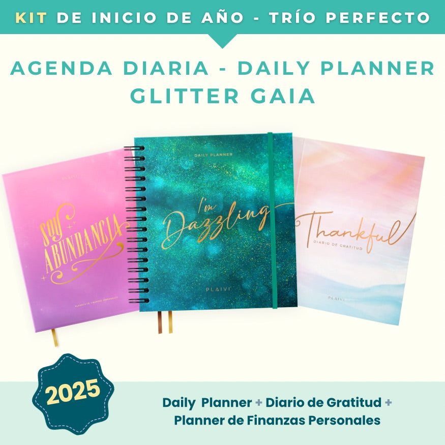 Kit Inicio de Año - Trío Perfecto Glitter Gaia