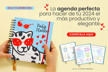 Agenda Anual 2024 Petit 2 Días Por Página Flora Ink