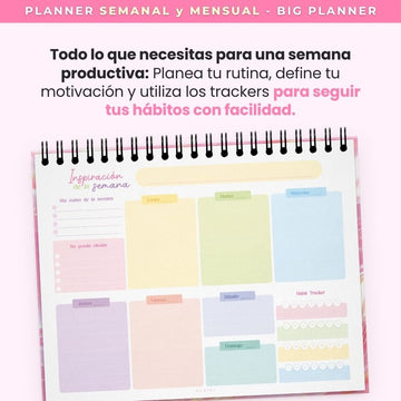 PRE-VENTA: Planeador Semanal - Big Planner Heroine