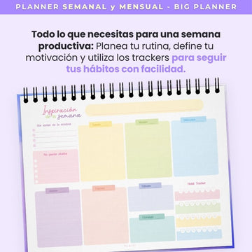 PRE-VENTA: Planeador Semanal - Big Planner Rules