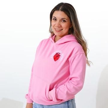 Hoodie Rosa Blush - Grateful Heart