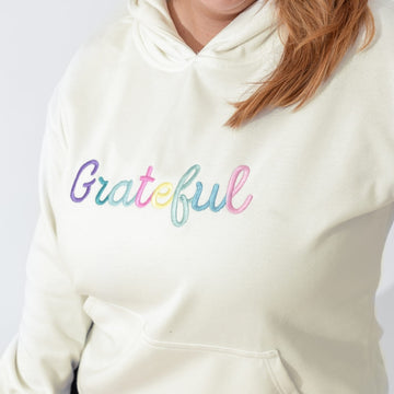 Hoodie Soft Cream - Grateful