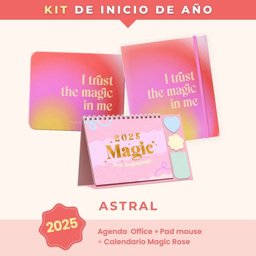 Kit Inicio de Año con Agenda Semanal - Aureal - Entregas desde el 15 de Nov