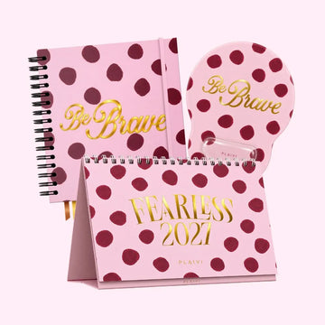 Kit de Inicio de Año con Agenda Diaria - Be Brave