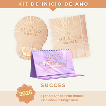 Kit Inicio de Año con Agenda Semanal - Success - Entregas desde el 15 de Nov