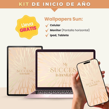 Kit Inicio de Año con Agenda Semanal - Success - Entregas desde el 15 de Nov