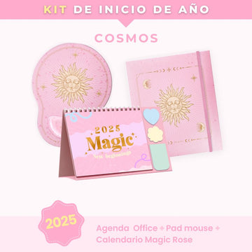 Kit Inicio de Año con Agenda Semanal - Cosmos