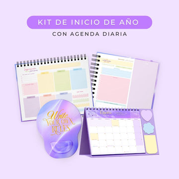PRE-VENTA: Kit Inicio de Año con Agenda Diaria - Rules