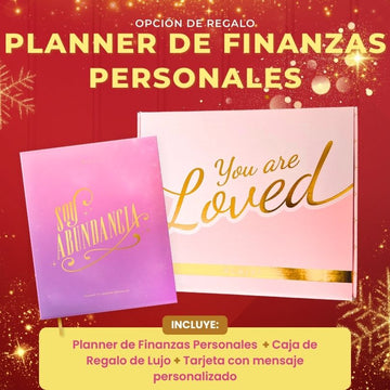 Planner de Finanzas Personales con Caja de Regalo de Lujo