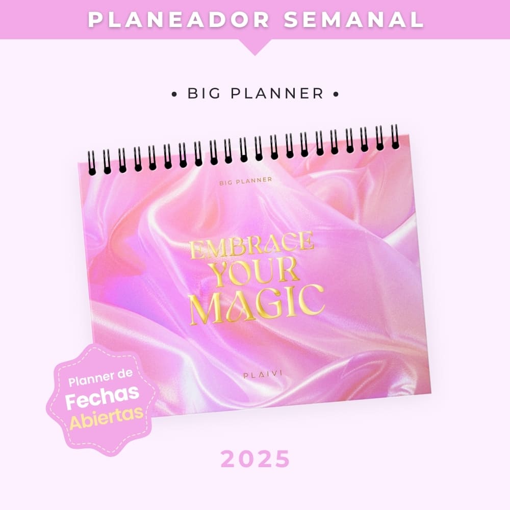 Planeador de Escritorio 2025 - Big Planner Ethereal - Entregas desde el 15 de Nov