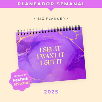 Planeador de Escritorio 2025 - Big Planner Lavender Gem - Entregas desde el 15 de Nov