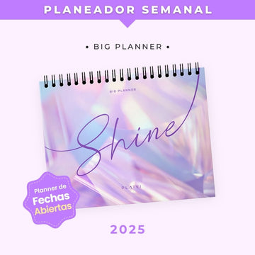 Planeador de Escritorio 2025 - Big Planner Shine - Entregas desde el 15 de Nov