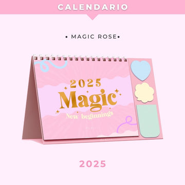 Calendario de Escritorio 2025 Magic Rose - Entregas desde el 15 de Nov